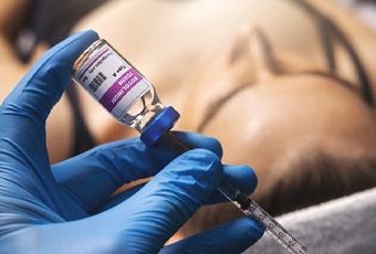 Closeup of BOTOX in Ripon being administered